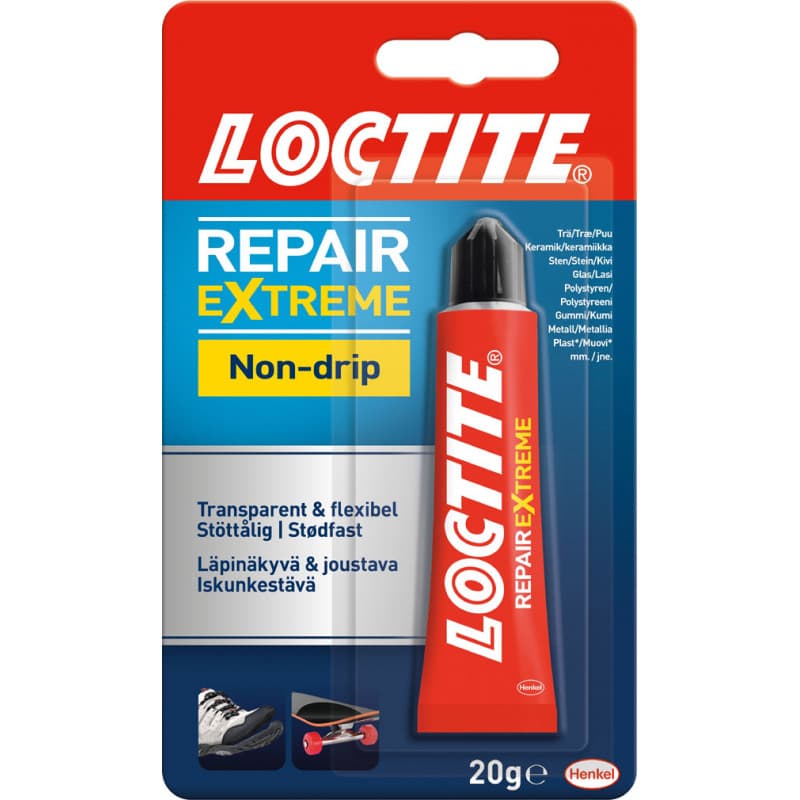 Køb Loctite Repair Extreme 20g, den perfekte speciallim til reparation af neopren og PVC. Ideel til bådudstyr. Bestil nu!