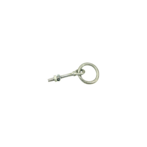 Ringbolte i galvaniseret stål til rig og dæksudstyr. Vælg mellem størrelserne 6 mm, 8 mm, 10 mm og 12 mm.