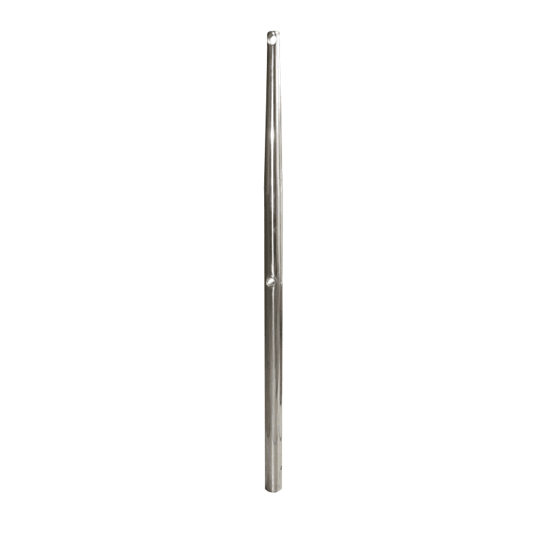 Scepter søgelænder med massiv top fås i længderne 520 mm og 610 mm. Vælg variant til dit maritime behov.
