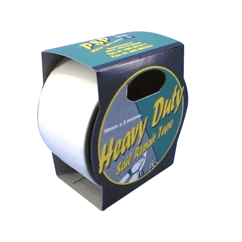 Sejltape fås i 2 varianter med Bredde: 100 mm, 50 mm.