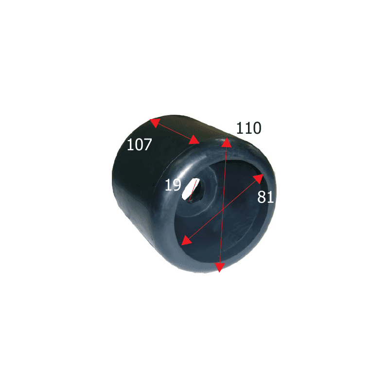 Køb siderulle 110 mm til flag og trailerudstyr. Holdbart design til stabilitet og sikkerhed. Få det nu!