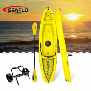 Oplev Seaflo sit-on-top kajak til voksne. Stabil, komfortabel og perfekt til rekreativ sejlads. Bestil din i dag!