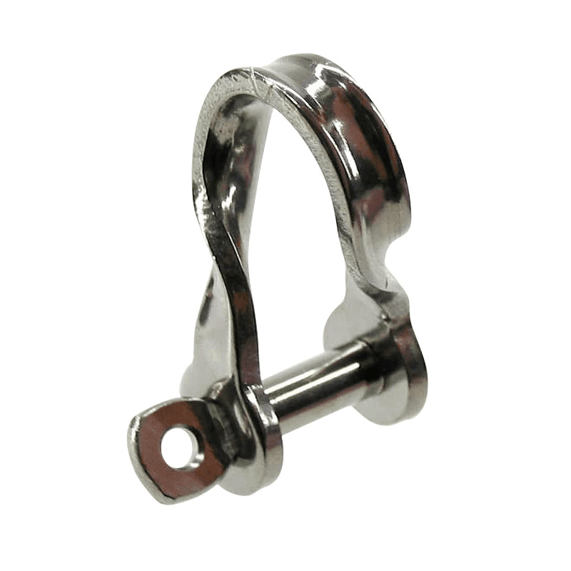 Sjækel i fladstål fås i 4 varianter med Mål: 5x12x22mm, 6x16x46mm, 8x18x41mm, 6x14x46mm.