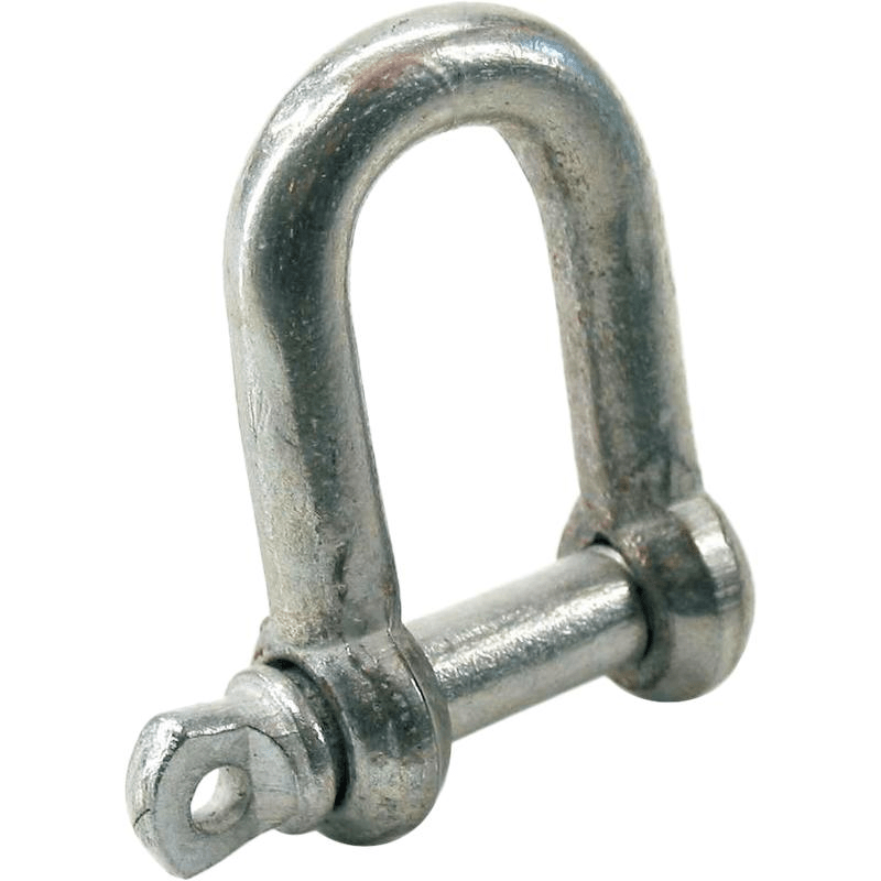 Vælg sjækel type D galvaniseret i godstykkelser fra 5mm til 24mm. Se størrelser.