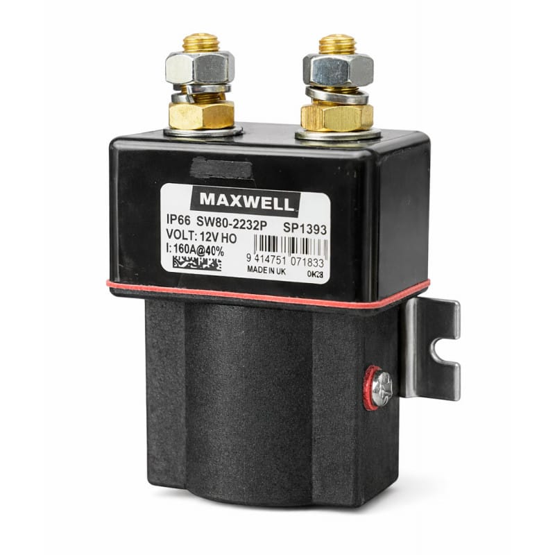 Køb VETUS Solenoid 12V til ankerspil. Effektiv kontrol og nem installation til din båd. Få styr på fortøjningen i dag!