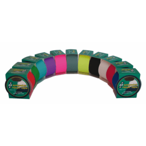 Spilertape fås i 8 varianter med Farve: Hvid, Mørk blå, Rød, Grøn, Gul, Sort, Lys blå, Orange.