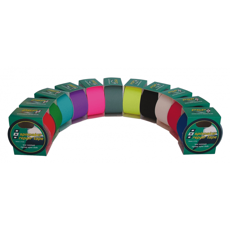 Spilertape fås i 8 varianter med Farve: Hvid, Mørk blå, Rød, Grøn, Gul, Sort, Lys blå, Orange.