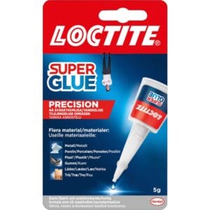 Køb Loctite Super Glue Precision til hurtige reparationer ombord. Effektiv lim til porcelæn, metal, træ og mere. Få stærke bindinger hurtigt!