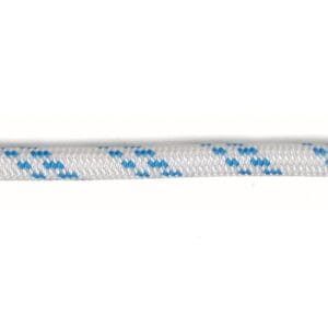 Superfald dobbeltflettet - Hvid/blå fås i 6 varianter med O mm: 6 mm, 8 mm, 10 mm, 12 mm, 14 mm, 16 mm.