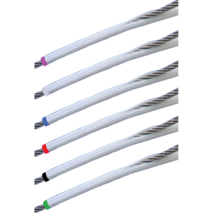 Vantbeskytter fås i 6 varianter med Wire mm Farve: 3 mm / Lilla, 4 mm / Hvid, 10 mm / Grøn, 5 mm / Blå, 6 mm / Rød, 8 mm / Sort.