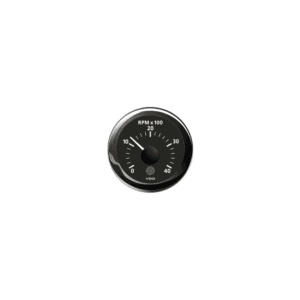 Køb VDO omdrejningstæller 12-24V med timetæller. Optimal overvågning af motorens ydeevne. Få præcise målinger op til 4000 rpm.