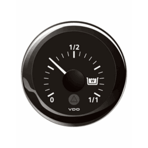 Køb VDO septiktankmåler med 52 mm ur. Ideel til motor- og sejlbåde. Få præcise målinger af septiktankens niveau.