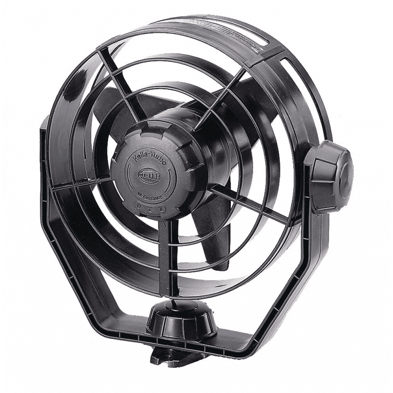 Hella Turbo ventilator fås i 12 V og 24 V. Vælg variant for ventilation ombord.