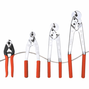 Felco Wiresaks fås i 4 varianter med Wire Diameter: 4 mm, 6 mm, 7 mm, 9 mm.