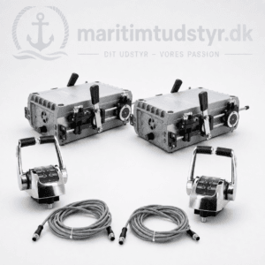 Vetus EC4 elektronisk motorkontrol med aktuator kontrolhåndtag og CAN-bus kabel til 2 x motor