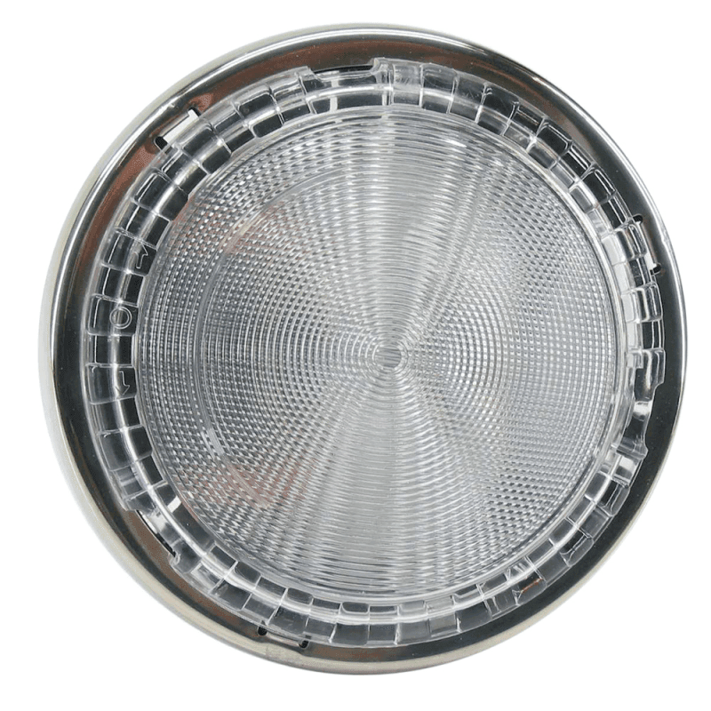 Indvendig lampe i rustfrit stål og plast fås i 2 varianter med Mål: 75 mm, 125 mm.