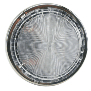 Indvendig lampe i rustfrit stål og plast fås i 2 varianter med Mål: 75 mm, 125 mm.