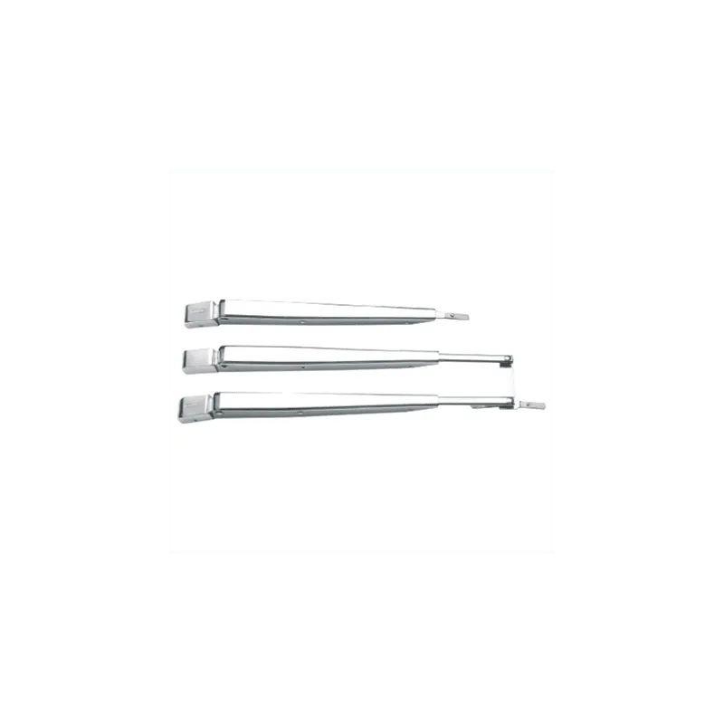 Viskerarme fra VETUS i rustfrit stål. Vælg mellem størrelser fra 280 mm til 559 mm. Se størrelser og find den rigtige variant.