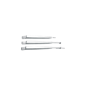 Viskerarme fra VETUS i rustfrit stål. Vælg mellem størrelser fra 280 mm til 559 mm. Se størrelser og find den rigtige variant.