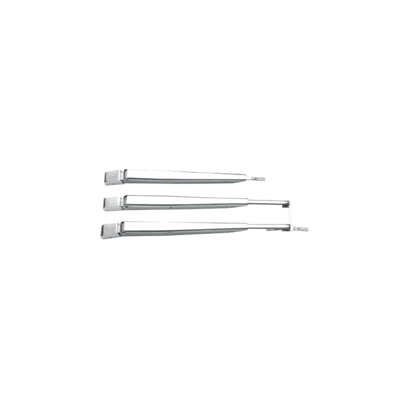 Viskerarme fra VETUS i rustfrit stål. Vælg mellem størrelser fra 280 mm til 559 mm. Se størrelser og find den rigtige variant.