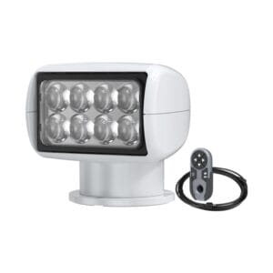 Opdag Seaflo søgelygte LED 125000cd, perfekt til båd og autocamper. Få kraftig belysning og nem betjening med fjernbetjening. Bestil nu!