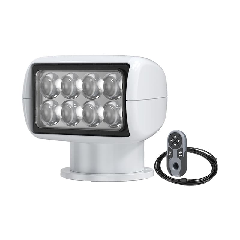 Opdag Seaflo søgelygte LED 125000cd, perfekt til båd og autocamper. Få kraftig belysning og nem betjening med fjernbetjening. Bestil nu!