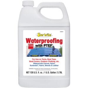 Star Brite waterproofing imprægnering 3,8 L – vandafvisning til presenninger, Sunbrella® og læder. Køb nu og beskyt dit udsty