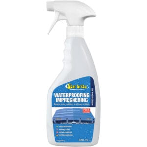 Star Brite waterproofing imprægnering 650 ml – vandafvisende PTEF-spray til presenninger, tekstiler og Sunbrella. Køb nu og b