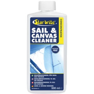 Star brite Sail & Canvas Cleaner 500 ml – effektiv rengøring af sejl og canvas. Fjern mug, snavs og fedt. Køb nu og beskyt di