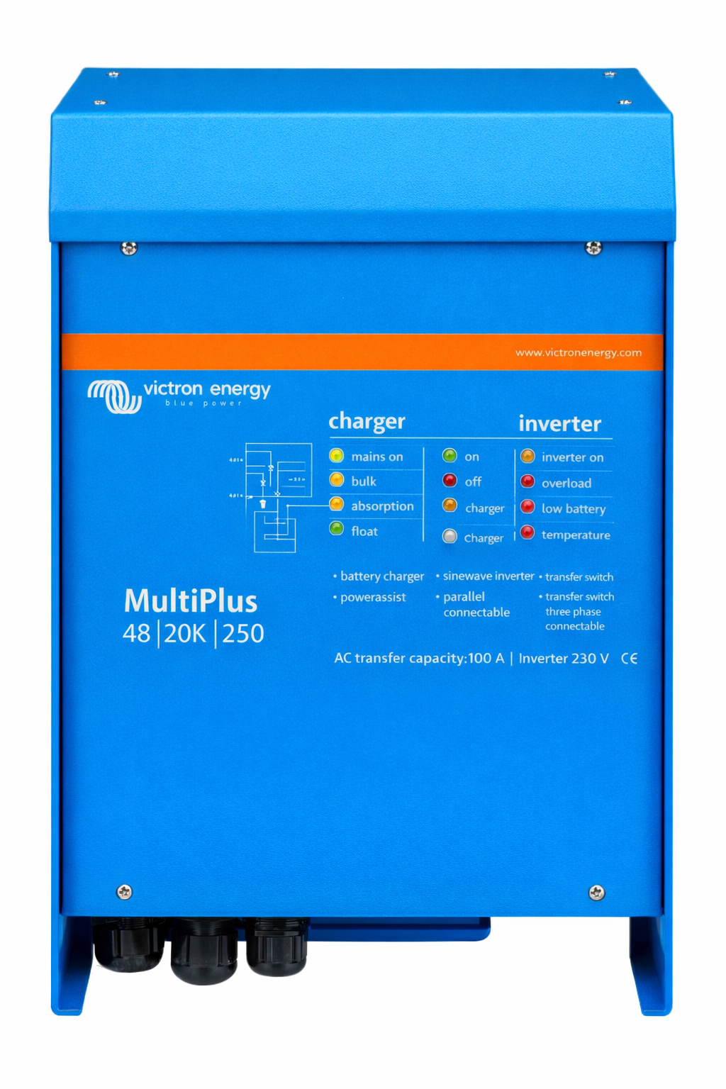Victron MultiPlus 48/20k/250-100 inverter/lader (PMC483200400)