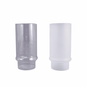 Reserveglas til Ellipse bordlampe fra Delite fås i 2 varianter med Farve: Klart, Frostet.