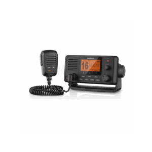 Sikre kommunikation med Garmin VHF 215i AIS marineradio. Indbygget GPS og 25W sendestyrke. Ideel til sejlere og fiskere.