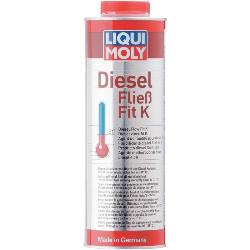 Forbedr dieselens flydbarhed med Liqui Moly Diesel Flow Fit. Ideelt til kolde forhold. Sikr stabil drift af din dieselmotor.