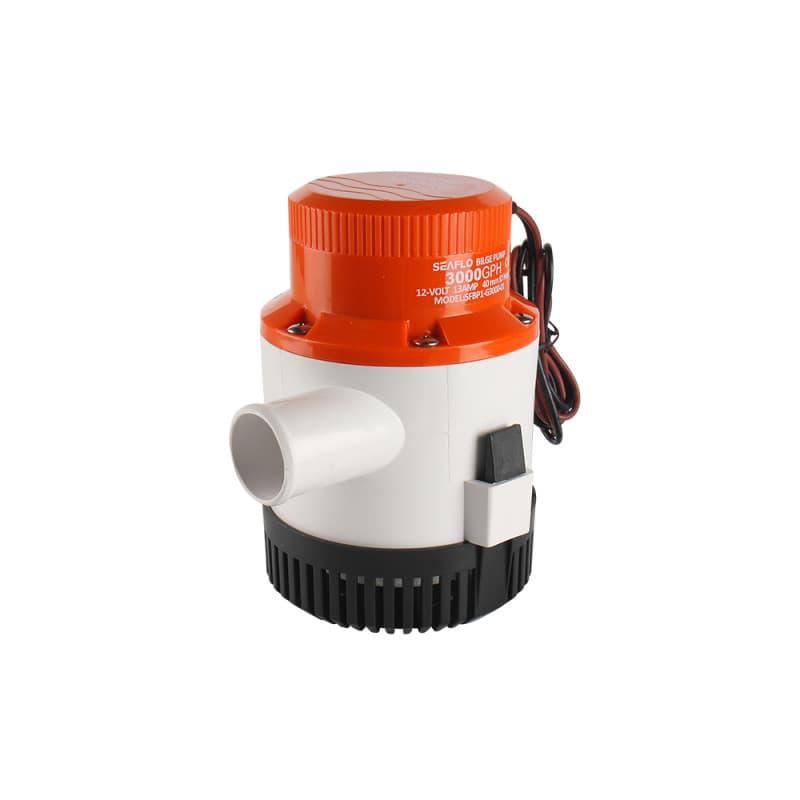 Seaflo lænsepumper til vandafledning. Vælg mellem 12V og 24V varianter. Se størrelser og kapaciteter.