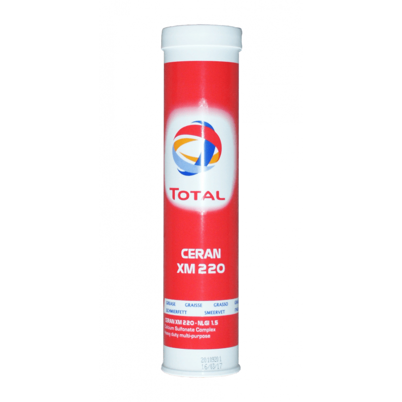 Total Ceran XM 220 er et vandressistent fedt, perfekt til industrielle lejer. Optimal beskyttelse mod vand og slid. Bestil nu!