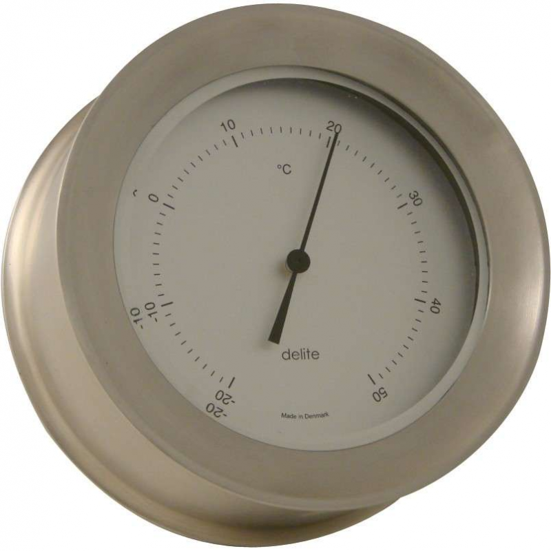 Vælg mellem Zealand instrumenter i rustfrit stål: ur, barometer og termometer. Se størrelser og varianter.